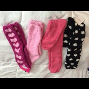 Soft fluffy socks bundle