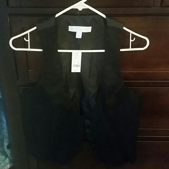 NWT black vest