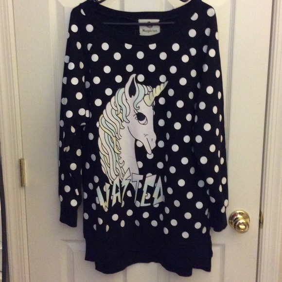 Unicorn wasted long top