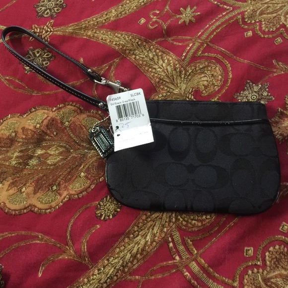 Brand new Black COACH Wrislet