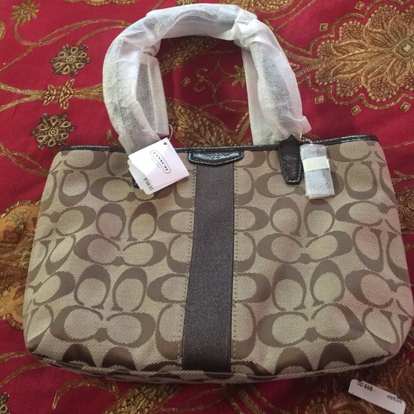 Brand New 12cm kahki small tote