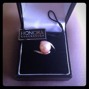 Honora Pearl Sterling silver ring SZ 8