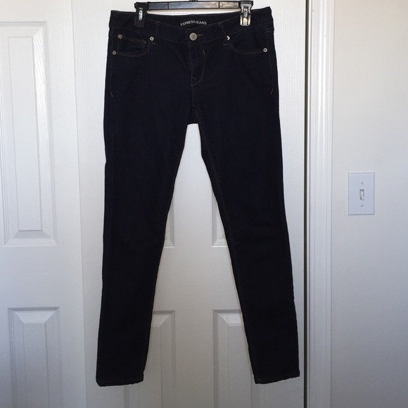 Dark blue skinny jeans