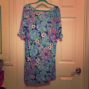 Worn once lilly pulitzer cotton dress size x large