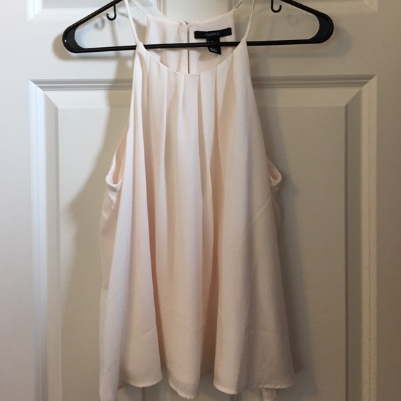 Forever 21 Off White Flowy Tank RESERVED
