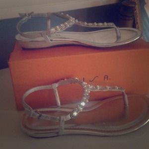Sold on Mercari. Unisa sandals with embellishment.