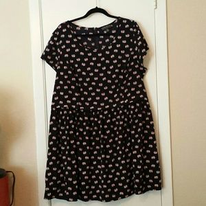 Elephant Print Dress Juniors 3X
