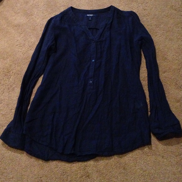 SOLD! Women's Old Navy Linen Top - Picture 1 of 1