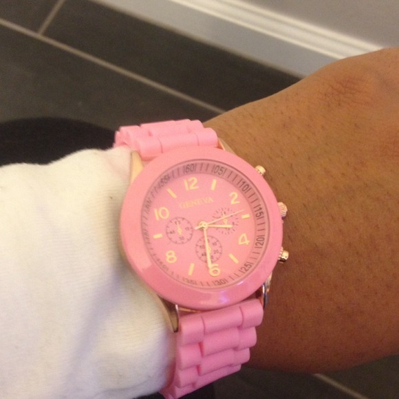 GENEVA PINK WATCH