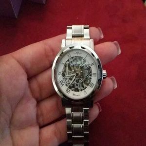 Skeleton Mechanical watch stainless steel