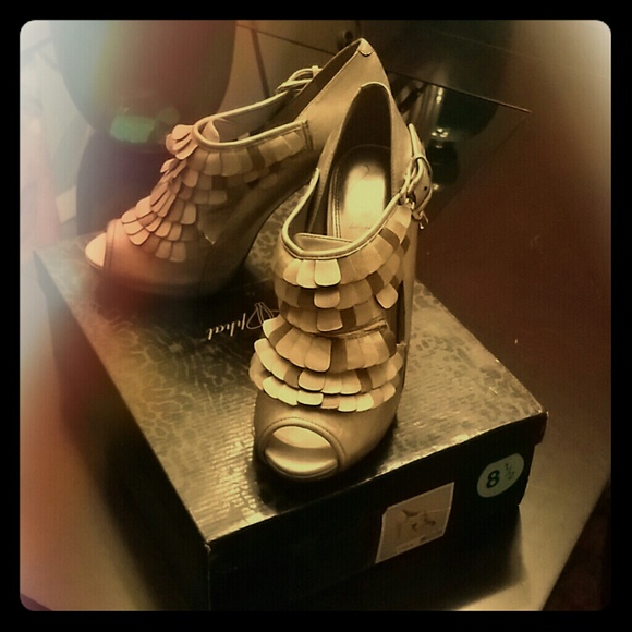 Silver/Pewter and bronze Baby Phat Shoe