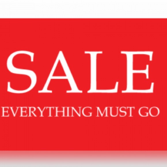All prices DRASTICALLY reduced over the weekend!!!