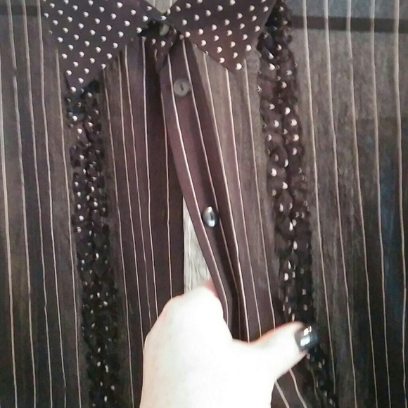 Sheer black blouse - Picture 3 of 3