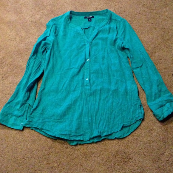 SOLD! Women's Old Navy Linen Top - Picture 1 of 1