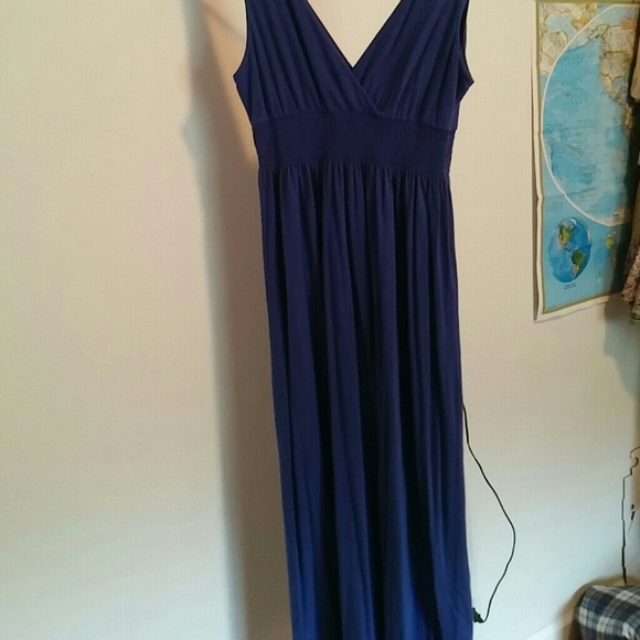 Blue maxi dress