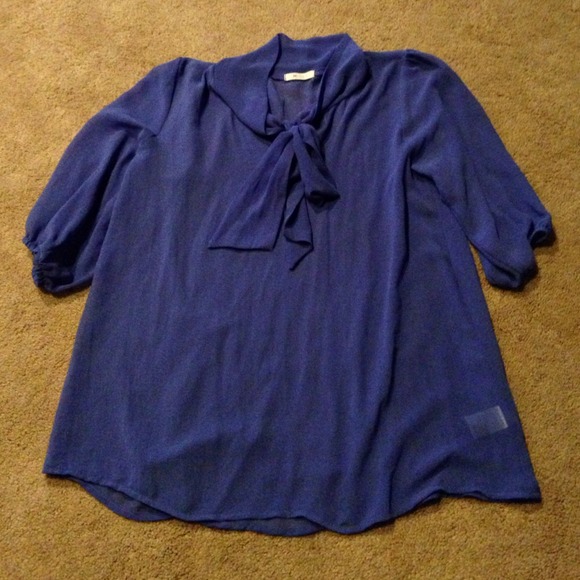 SOLD! Women's Everly Purple Sheer Top - Picture 1 of 1