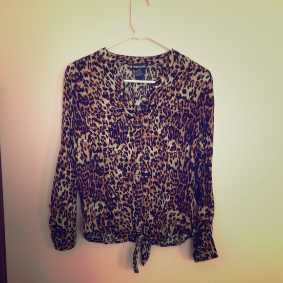 leopard blouse 🐾