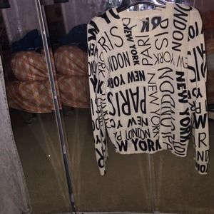 NY,Paris,London Long-sleeve shirt