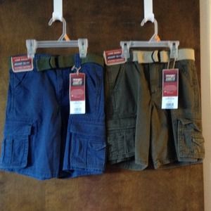 🆕🌟Boys Wrangler Cargo Shorts 🌟2pr NWT