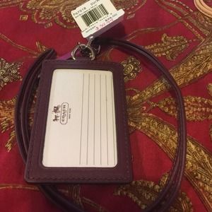 Brand new coach ID Lanyard