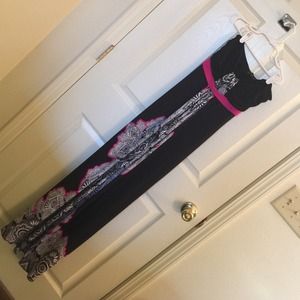 Strapless maxi dress