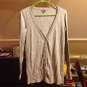 Basic light grey GAP cardigan