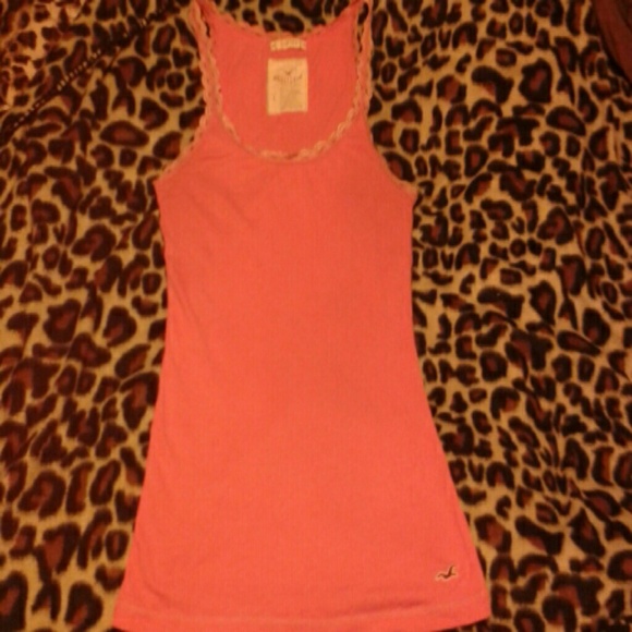 Hollister pink tank top