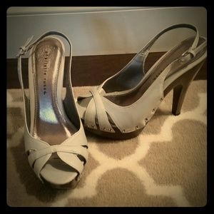 BRAND NEW Charlotte Russe slingback heels