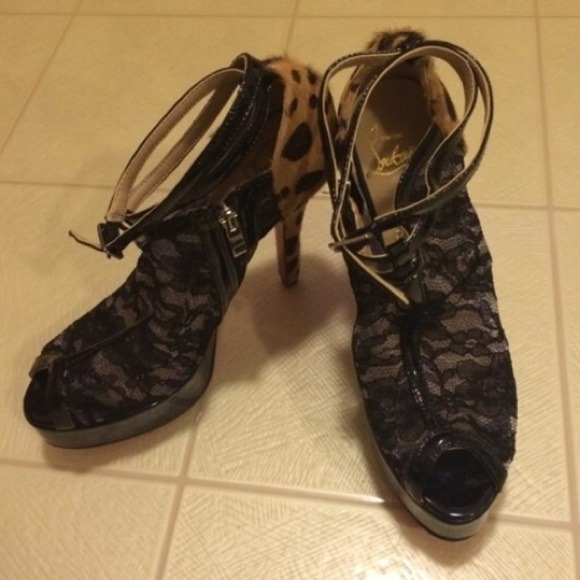 Cheetah print louboutins