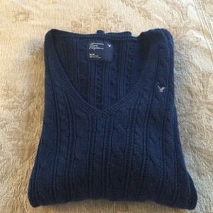 Dark blue sweater
