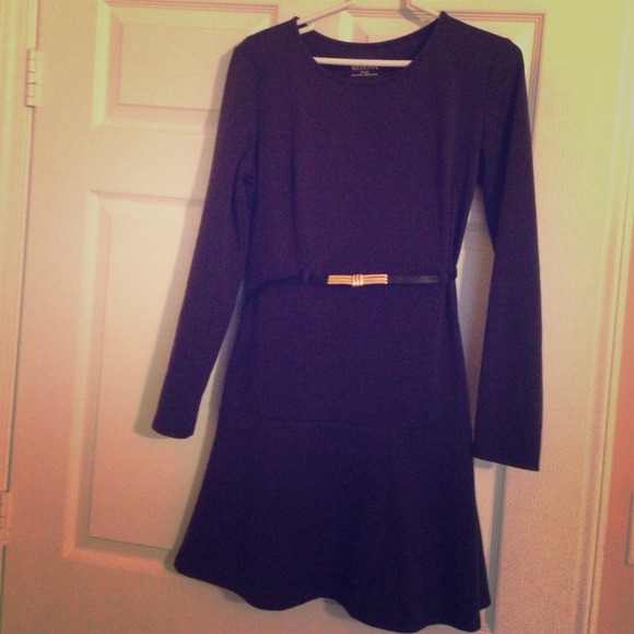 Navy petite dress