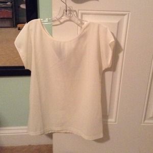 Women's xs blouse with black bow on back