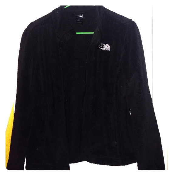 Black fuzzy Northface