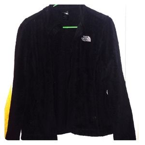 Black fuzzy Northface