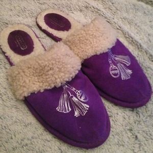 Coach slippers