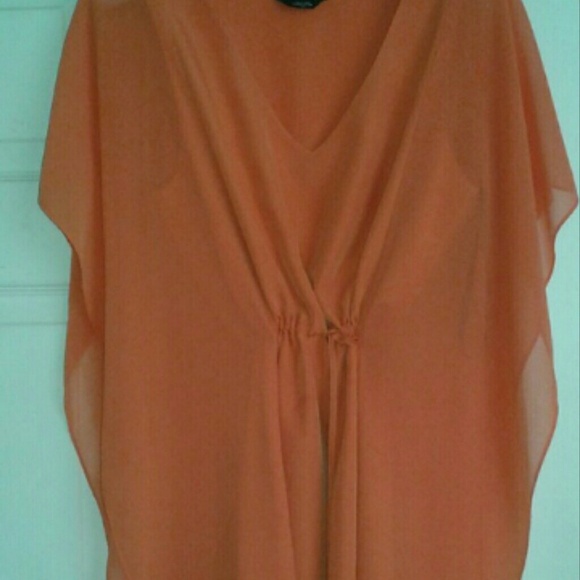 BEBE Dress With Flutter Sleeves