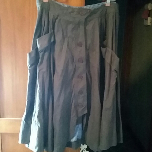 Anthropologie  skirt. ..very full. Below the knee