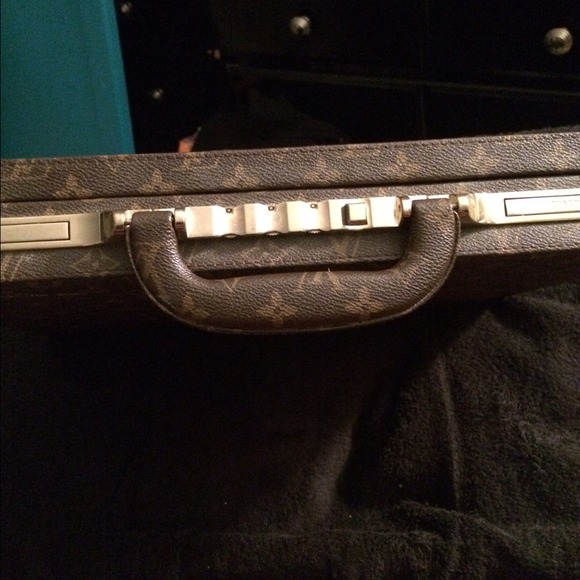 Brown briefcase