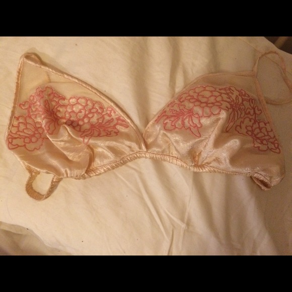 Topshop unlined silky bra size 8 US