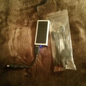 Solar battery charger for cell phone