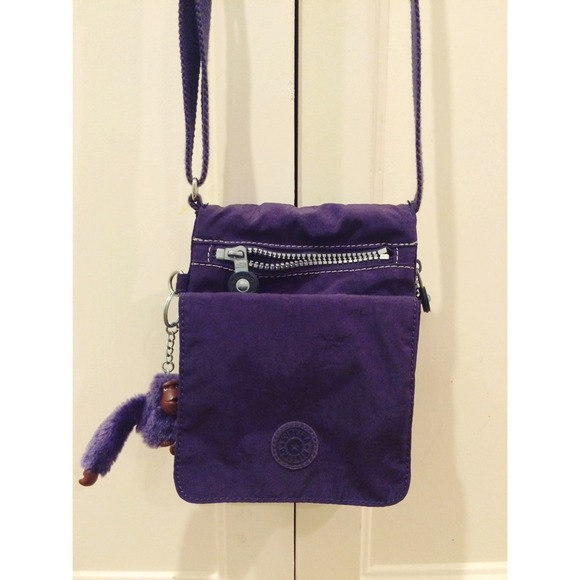 Purple Kipling Crossbody Bag