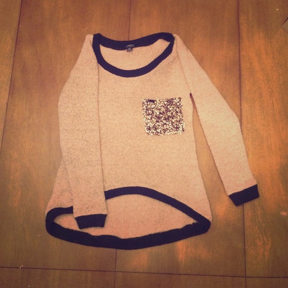 Earthy Pink (light pink) High-Low Sweater