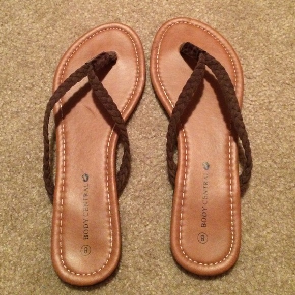 Brown Flip Flops