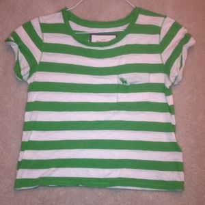 Abercrombie striped cropped top