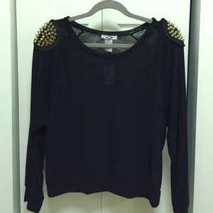 Nwt black w/studs top.