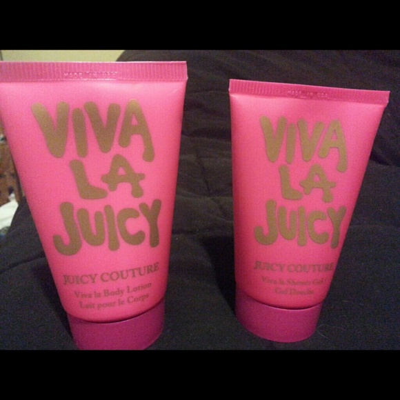 Viva la Juicy lotion and shower gel