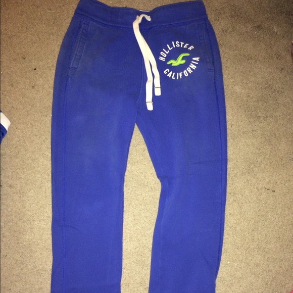 Hollister blue sweat pants