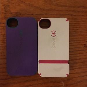 Two Speck Candy shell iPhone 4s cases
