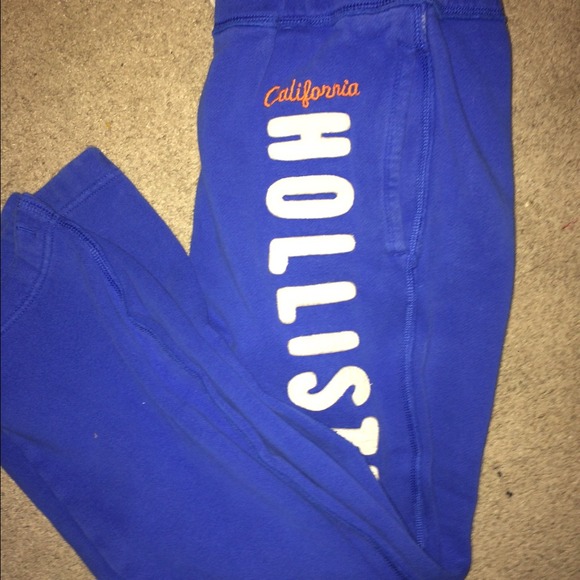 Hollister blue sweatpants
