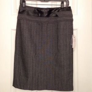 Adrienne Vittadini Herringbone Skirt
